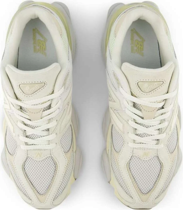 New Balance 9060 unisex sneakers in all white - Image 4