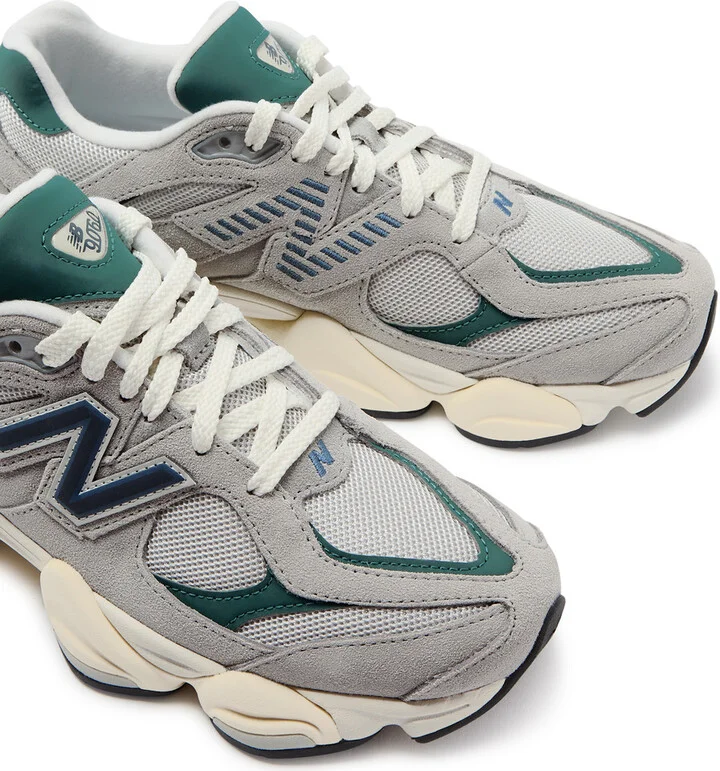 New Balance 9060 Women's Panelled Mesh Sneakers Light Blue UK6.5 - Image 3