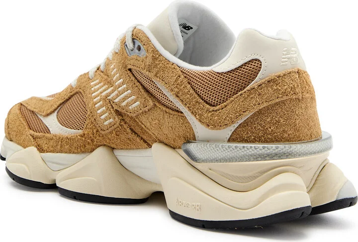 New Balance 9060 Women's Panelled Mesh Sneakers Peach UK8 - Image 2