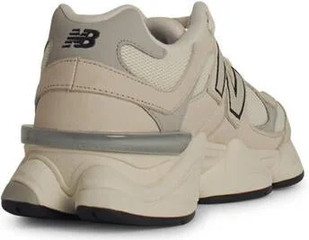 New Balance '9060Z' Ivory Leather Blend Sneakers - Image 3