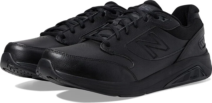 New Balance 928v3 Men's Walking Shoes Black/Black 2 : 9 B - Narrow, Leather
