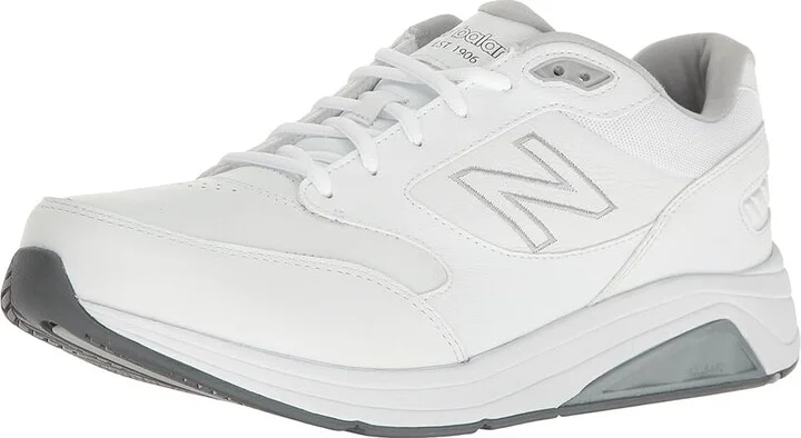 New Balance 928v3 Men's Walking Shoes White/White : 9 B - Narrow, Leather - Image 2