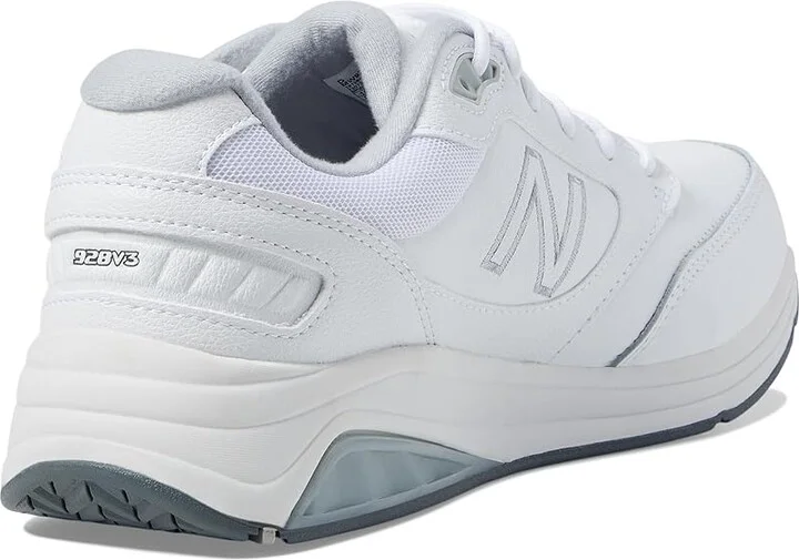 New Balance 928v3 Men's Walking Shoes White/White : 9 B - Narrow, Leather - Image 5