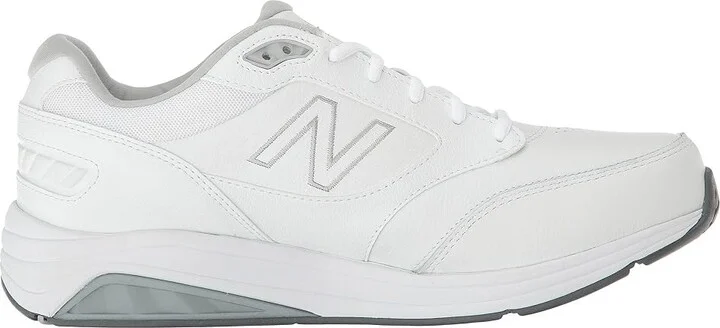 New Balance 928v3 Men's Walking Shoes White/White : 9 B - Narrow, Leather - Image 8