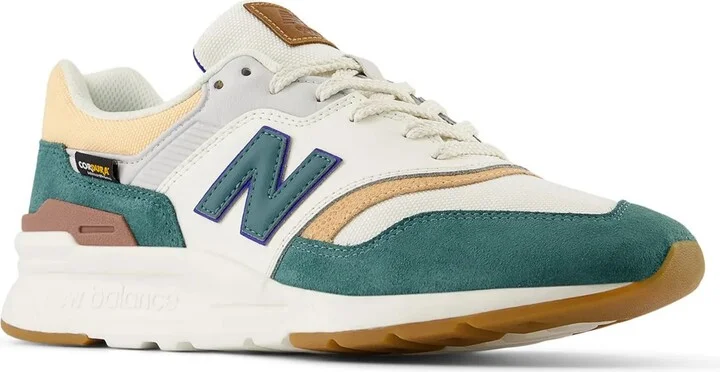 Ivory/Green/Tan