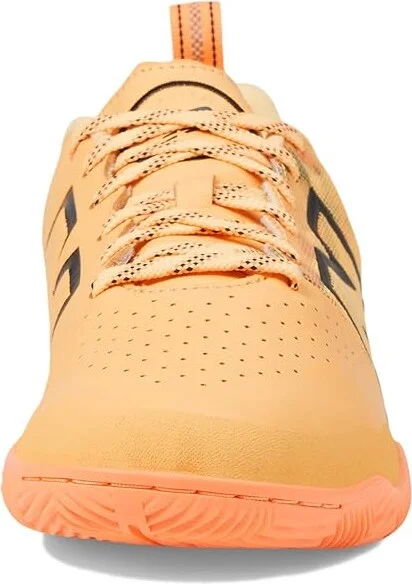 New Balance Audazo Pro In V6 Soccer Cleats Shoes White Peach/Mango : US Men's 7.5 - Women's 9 D - Medium, Leather/Rubber - Image 3