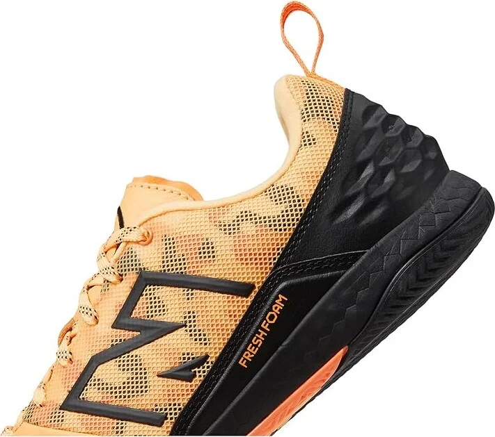 New Balance Audazo Pro In V6 Soccer Cleats Shoes White Peach/Mango : US Men's 7.5 - Women's 9 D - Medium, Leather/Rubber - Image 4