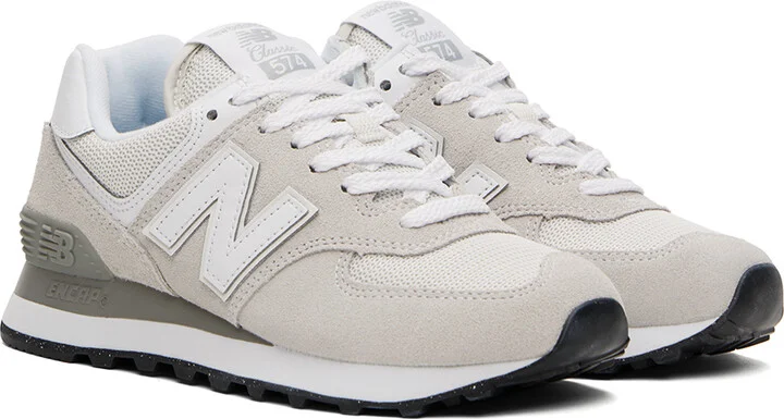 New Balance Beige 574 Core Sneakers - Image 4