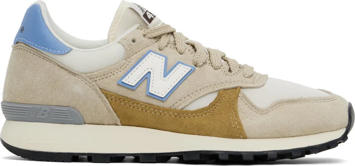 New Balance Beige & Blue 475 Sneakers