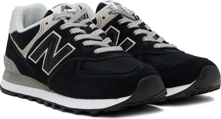 New Balance Black 574 Core Sneakers - Image 4
