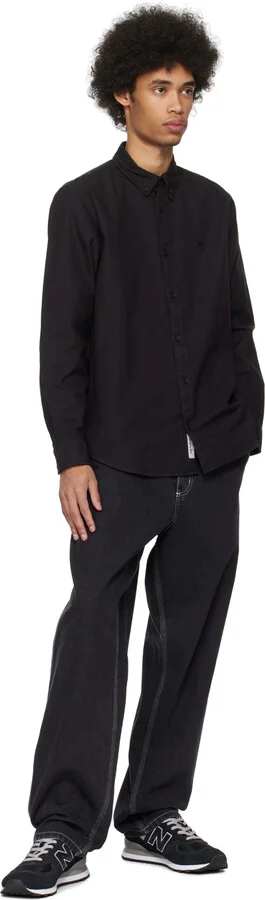 New Balance Black 574 Core Sneakers - Image 5