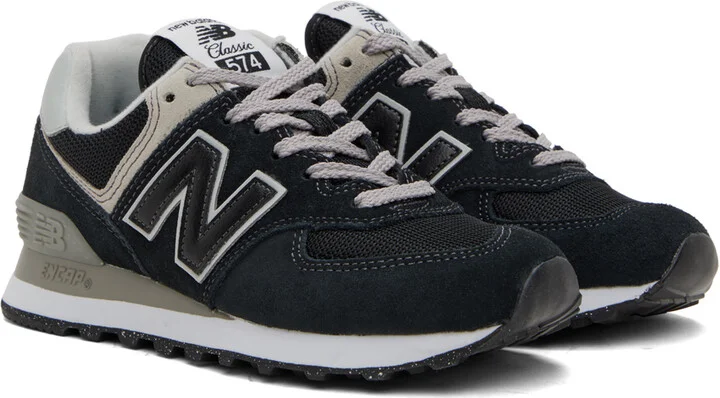 New Balance Black 574 Core Sneakers - Image 4