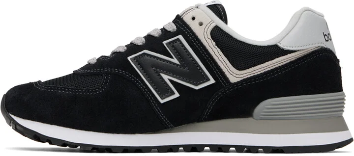 New Balance Black 574 Core Sneakers - Image 3