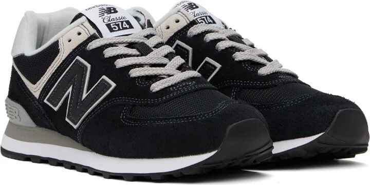 New Balance Black 574 Core Sneakers - Image 4