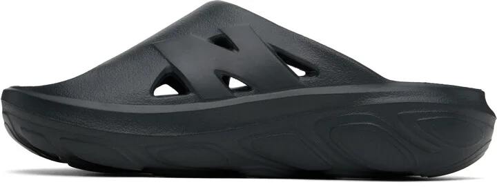 New Balance Black Fresh Foam RCVRY Slides - Image 3