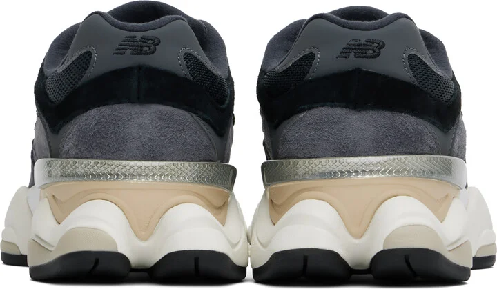 New Balance Black & Gray 9060 Sneakers - Image 2