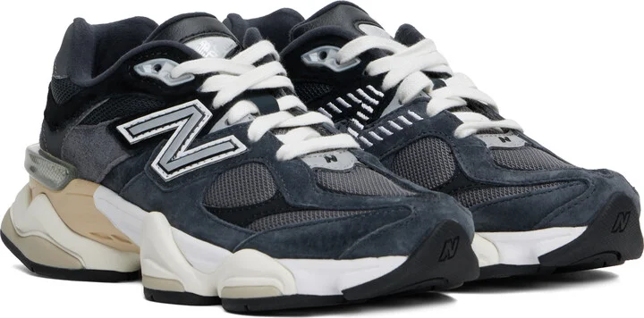 New Balance Black & Gray 9060 Sneakers - Image 4