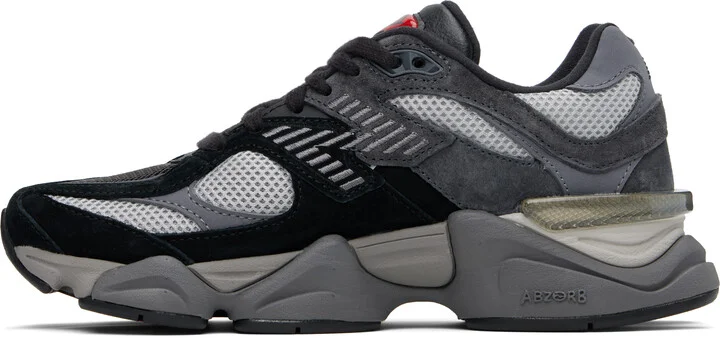 New Balance Black & Gray 9060 Sneakers - Image 3