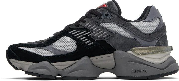 New Balance Black & Gray 9060 Sneakers - Image 3