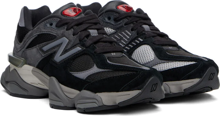 New Balance Black & Gray 9060 Sneakers - Image 4