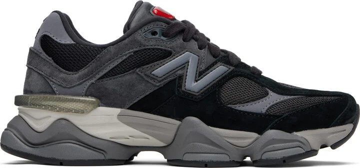 New Balance Black & Gray 9060 Sneakers