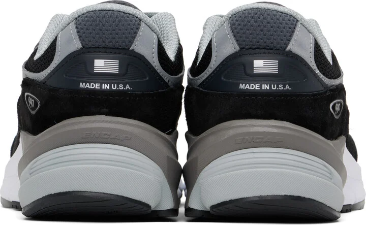 New Balance Black & Gray 'Made in USA' 990v6 Sneakers - Image 2