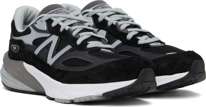 New Balance Black & Gray 'Made in USA' 990v6 Sneakers - Image 4