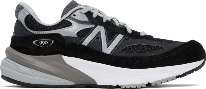 New Balance Black & Gray 'Made in USA' 990v6 Sneakers