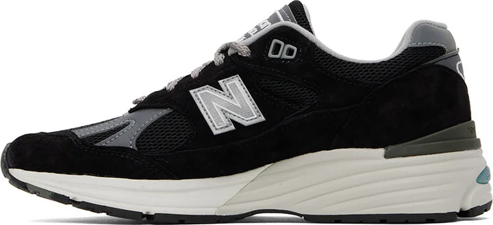 New Balance Black 'Made in UK' 991v2 Sneakers - Image 3