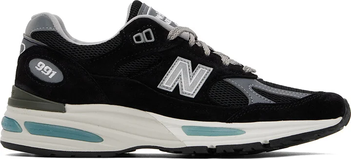 New Balance Black 'Made in UK' 991v2 Sneakers