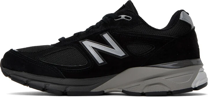 New Balance Black Made in USA 990v4 Sneakers - Image 3