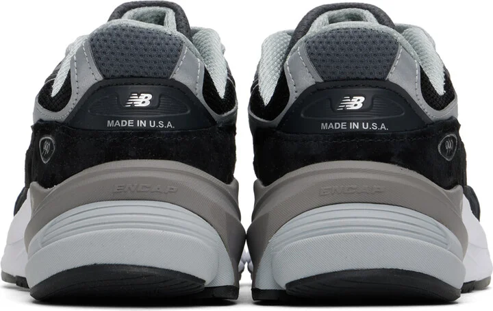 New Balance Black Made in USA 990v6 Sneakers - Image 2