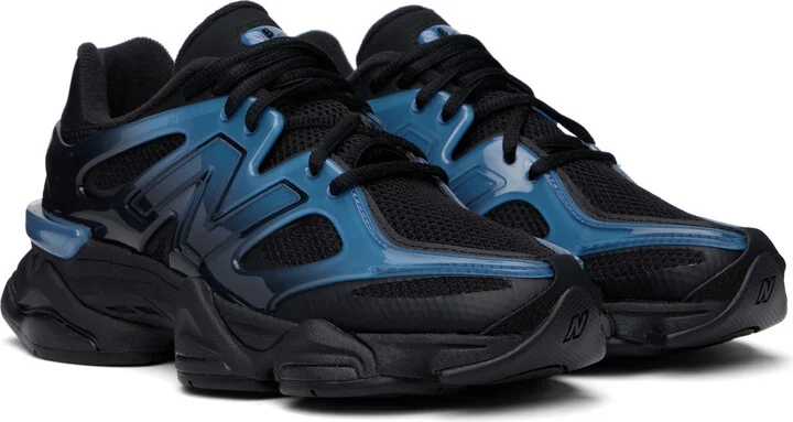 New Balance Black & Navy 9060 X Sneakers - Image 4