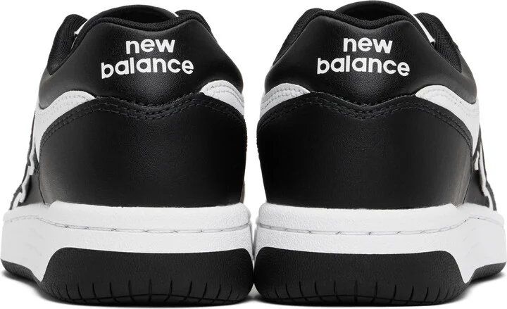 New Balance Black & White 480 Sneakers - Image 2