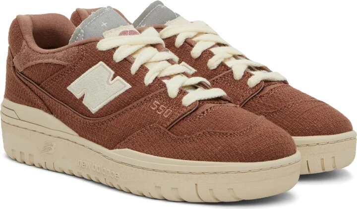 New Balance Brown 550 Sneakers - Image 4