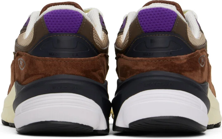 New Balance Brown Made in USA 990v6 Sneakers - Image 2