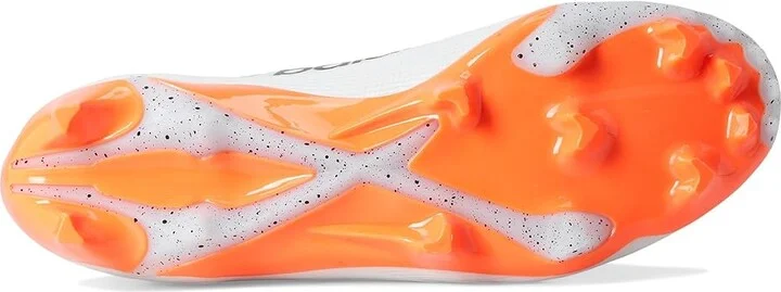 New Balance BurnX4 Lacrosse Cleats Men's Wrestling Shoes White/Hot Mango/Ice Blue : 7 D - Medium, Synthetic - Image 3