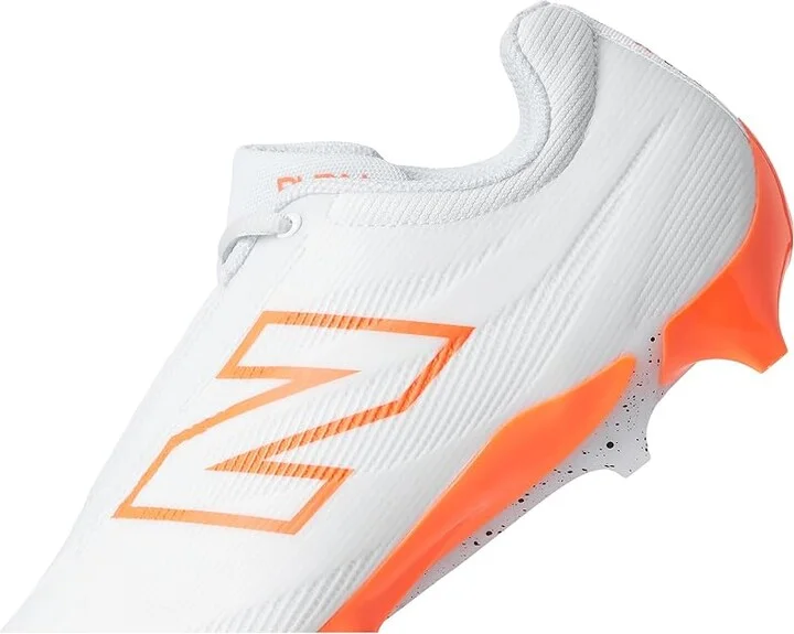 New Balance BurnX4 Lacrosse Cleats Men's Wrestling Shoes White/Hot Mango/Ice Blue : 7 D - Medium, Synthetic - Image 7