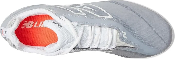 New Balance BurnX4 Lacrosse Cleats Shoes Artic Grey/Grey : US Men's 7 - Women's 8.5 D - Medium, Synthetic - Image 2