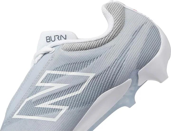 New Balance BurnX4 Lacrosse Cleats Shoes Artic Grey/Grey : US Men's 7 - Women's 8.5 D - Medium, Synthetic - Image 4