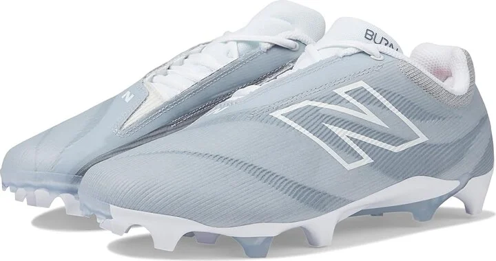 New Balance BurnX4 Lacrosse Cleats Shoes Artic Grey/Grey : US Men's 7 - Women's 8.5 D - Medium, Synthetic