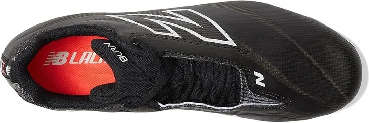 New Balance BurnX4 Lacrosse Cleats Shoes Black/Blacktop : US Men's 6.5 - Women's 8 D - Medium, Synthetic - Image 2