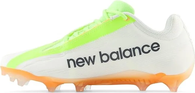 New Balance BurnX4 Lacrosse Cleats Shoes White/Green : US Men's 7 - Women's 8.5 D - Medium, Synthetic - Image 4
