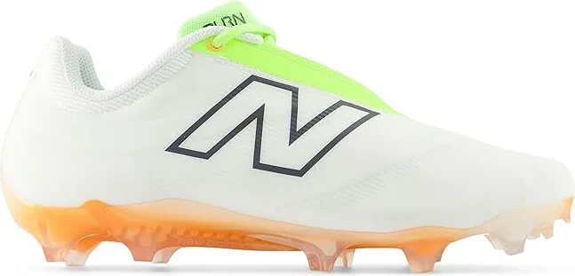 New Balance BurnX4 Lacrosse Cleats Shoes White/Green : US Men's 7 - Women's 8.5 D - Medium, Synthetic - Image 5