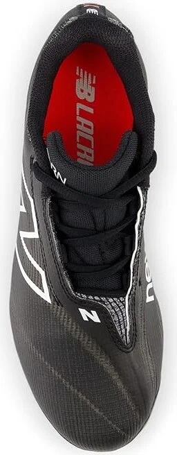 New Balance BurnX4 Lacrosse Cleats Women's Shoes Black/Black : 6 B - Medium, Synthetic - Image 2