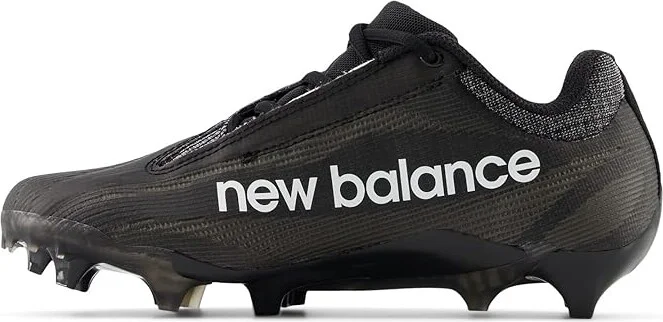 New Balance BurnX4 Lacrosse Cleats Women's Shoes Black/Black : 6 B - Medium, Synthetic - Image 4