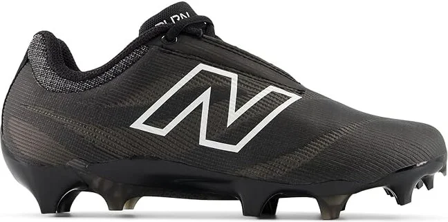 New Balance BurnX4 Lacrosse Cleats Women's Shoes Black/Black : 6 B - Medium, Synthetic - Image 5