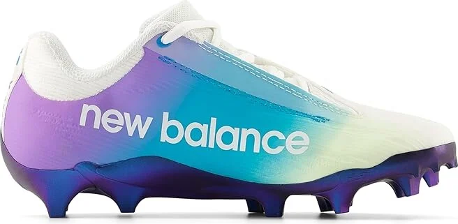 New Balance BurnX4 Lacrosse Cleats Women's Shoes White/Black 1 : 6 B - Medium, Synthetic - Image 5
