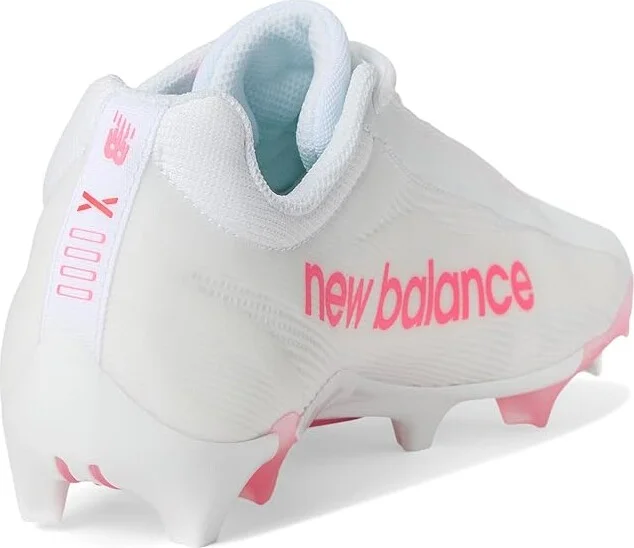 New Balance BurnX4 Lacrosse Cleats Women's Shoes White/Ultra Pink : 11 D - Wide, Synthetic - Image 4