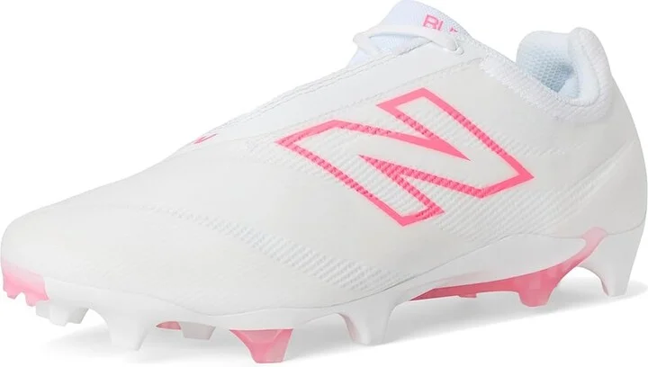 New Balance BurnX4 Lacrosse Cleats Women's Shoes White/Ultra Pink : 11 D - Wide, Synthetic - Image 5